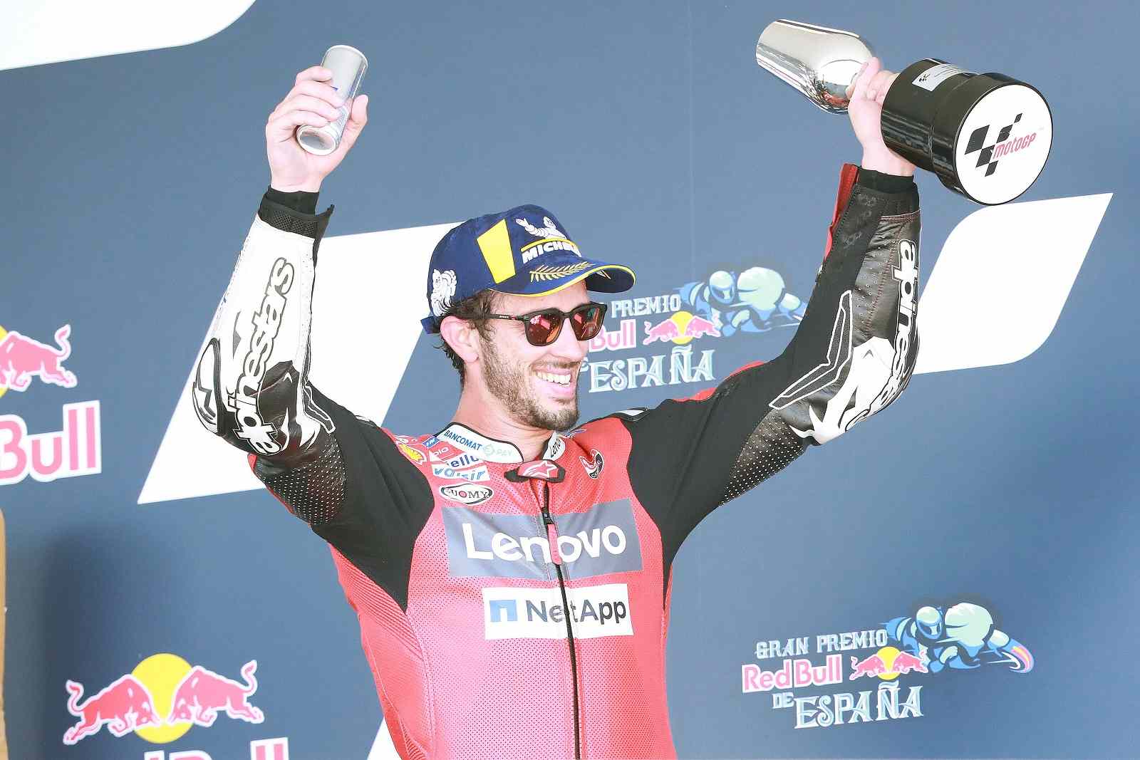 Andrea Dovizioso foi o terceiro (Foto: Red Bull Content Pool)