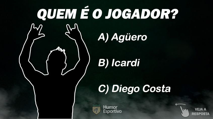 Quiz: reconhece qual o jogador pela silhueta?