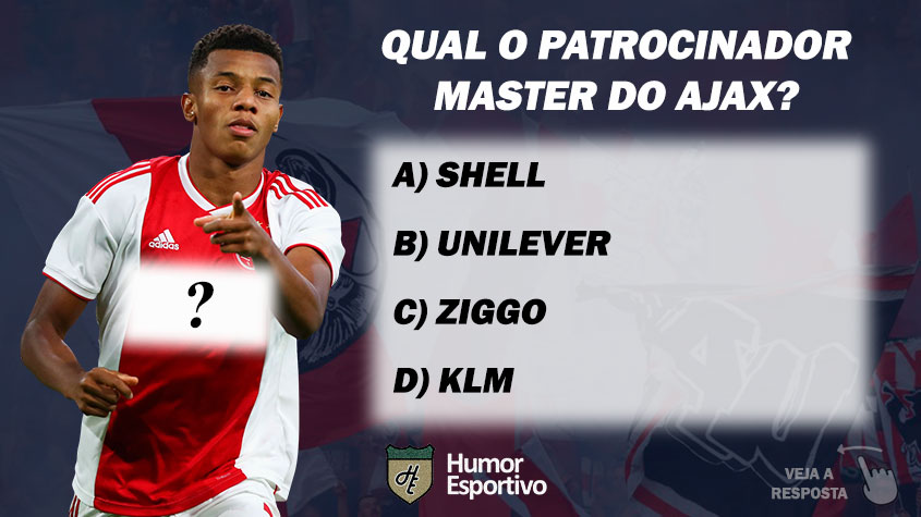 Qual o patrocinador master do Ajax?