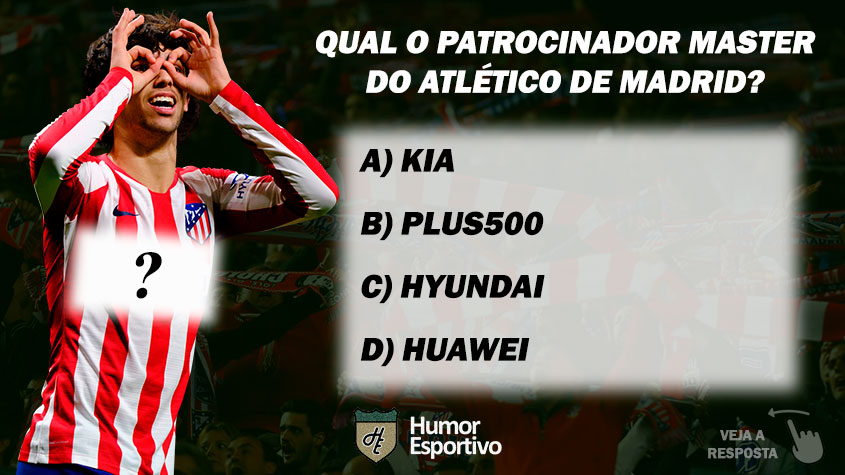 Qual o patrocinador master do Atlético de Madrid?