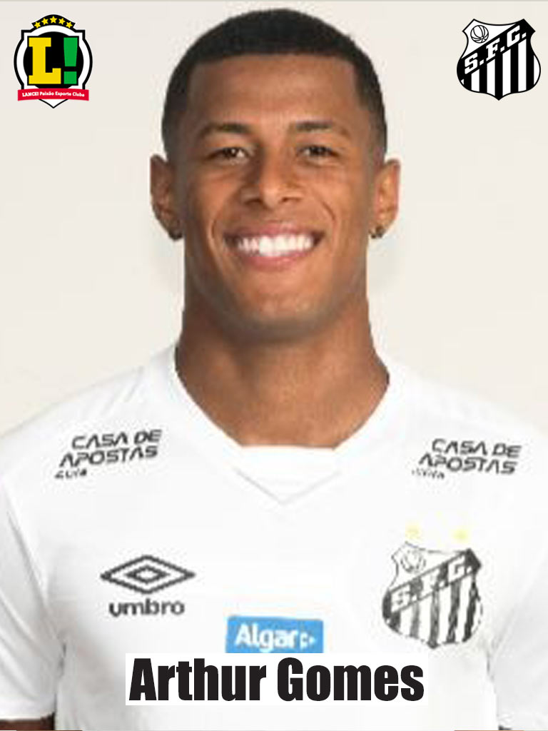 Arthur Gomes – 6,0: Entrou no final da partida, marcou o que seria o segundo gol do Santos, mas após análise no VAR, foi anulado por um toque de mão do jogador.