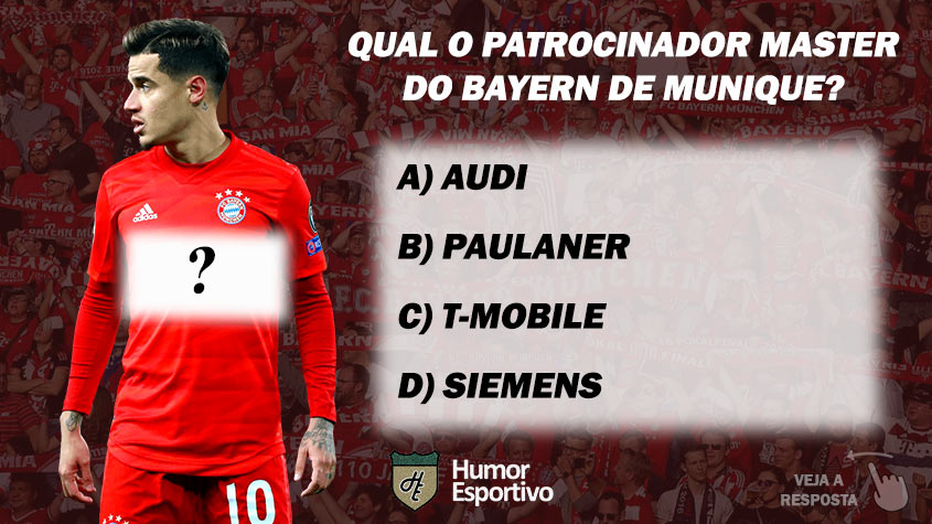 Qual o patrocinador master do Bayern de Munique?