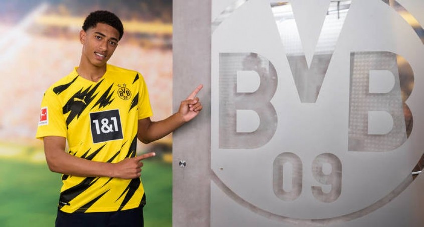 Jude Bellingham - 17 anos: Sem ao menos completar a maioridade, o jogador do Borussia Dortmund é uma joia do futebol inglês.