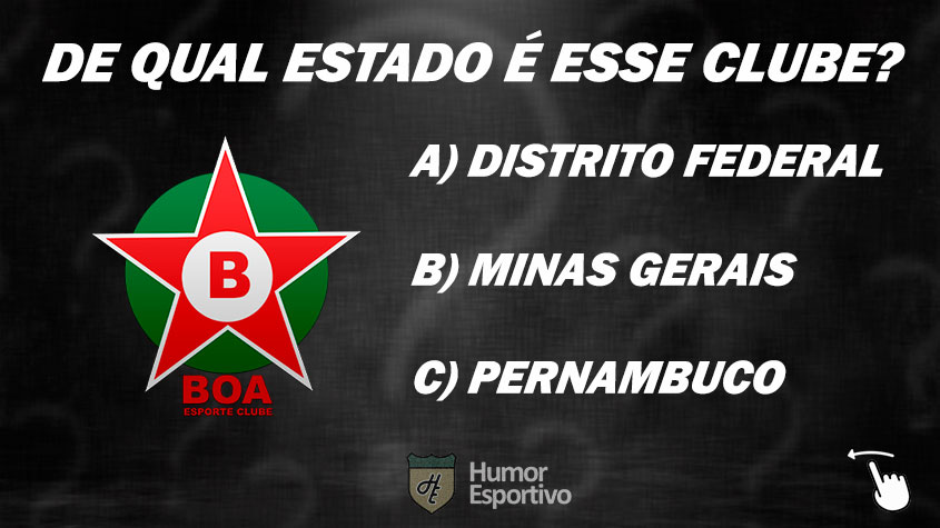 Reconhece o clube e sabe de qual estado ele é? Acerte a resposta!