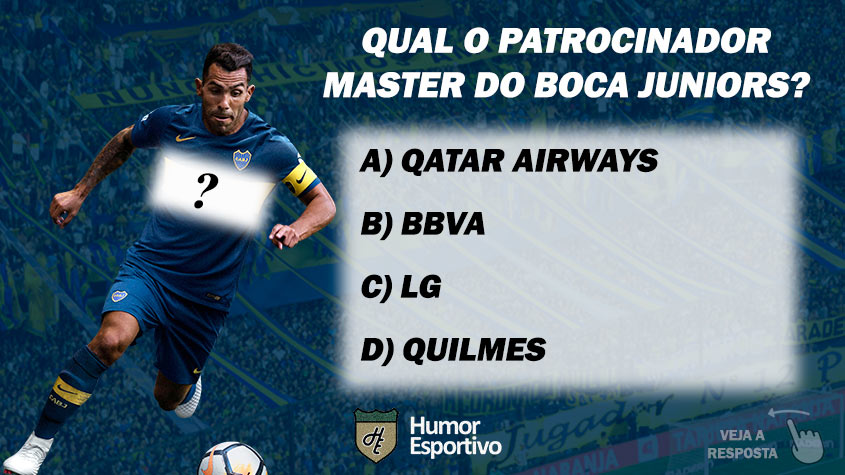 Qual o patrocinador master do Boca Juniors?