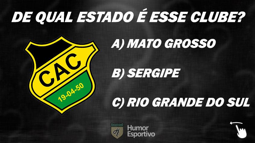 Reconhece o clube e sabe de qual estado ele é? Acerte a resposta!