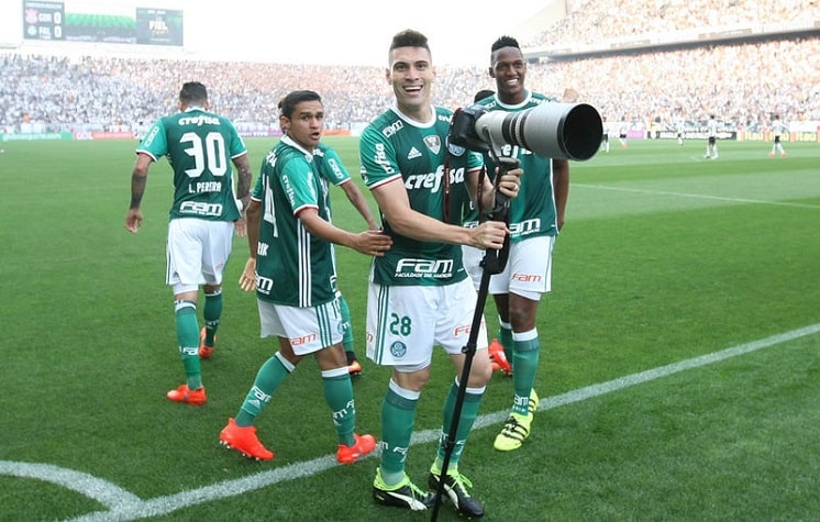 17/9/2016 - Corinthians 0 x 2 Palmeiras - 26ª Rodada Brasileirão-2016: Embalado no campeonato, Verdão teve vitória tranquila, com gols de Moisés e Mina, contra um Timão que estava mal.