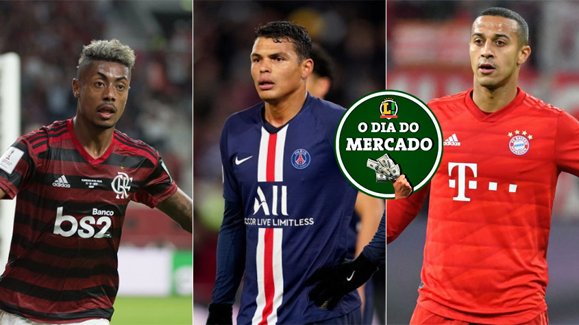 O futebol vai retomando suas atividades ao redor do mundo e o mercado da bola segue agitado. O Benfica ofereceu uma grande quantia para contratar dois jogadores do Flamengo. Além disso, Thiago Silva está em clima de despedida do PSG, e Thiago Alcântara ainda está com seu futuro indefinido no Bayern. Confira o dia do mercado desta quinta-feira!