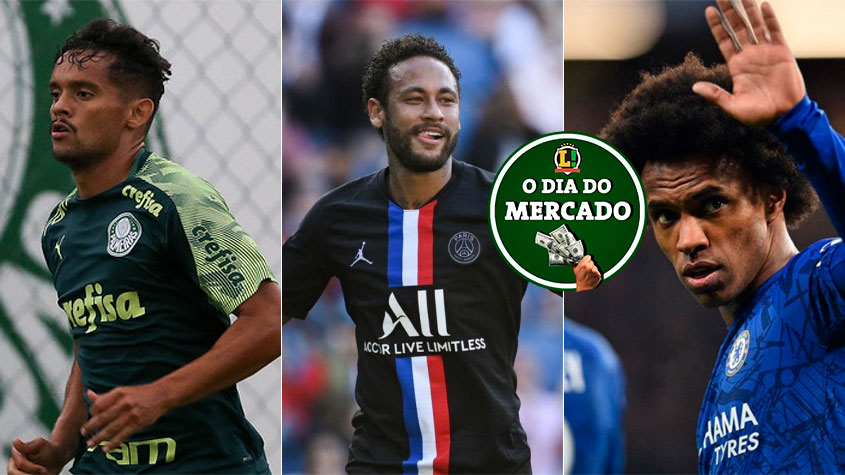 O domingo foi agitado no mercado de transferências nacional e internacional. No Palmeiras, o meia Gustavo Scarpa pode estar vivendo seus últimos dias como jogador alviverde. Na Europa, Neymar pode estar de mudança para a Inglaterra. E ainda na Terra da Rainha, Willian pode mudar de clube, mas não de cidade. Veja essas e outras a seguir.