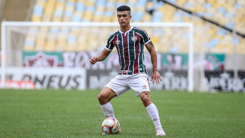 Com coronavírus, Egídio (foto), Michel Araújo, Nino e Pacheco são as baixas no Fluminense para o jogo contra o Internacional, no domingo.