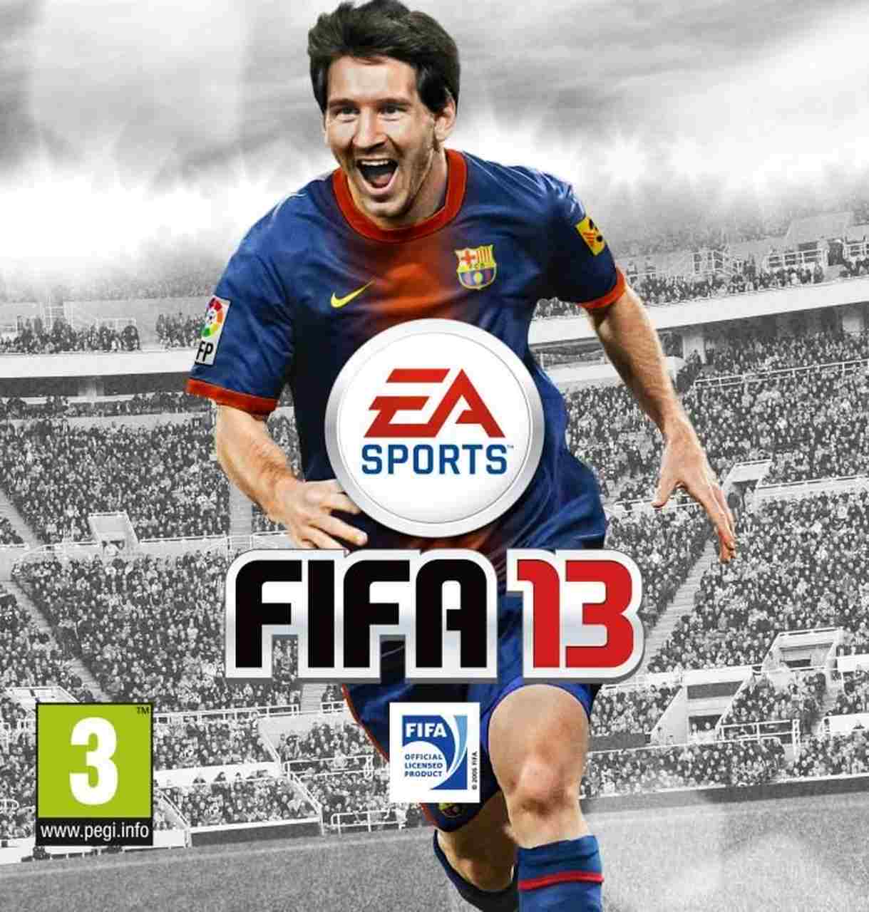 FIFA 13 - A 20ª edição de FIFA foi a primeira desde FIFA 2005 sem Wayne Rooney na capa. Lionel Messi foi o escolhido para edição. 