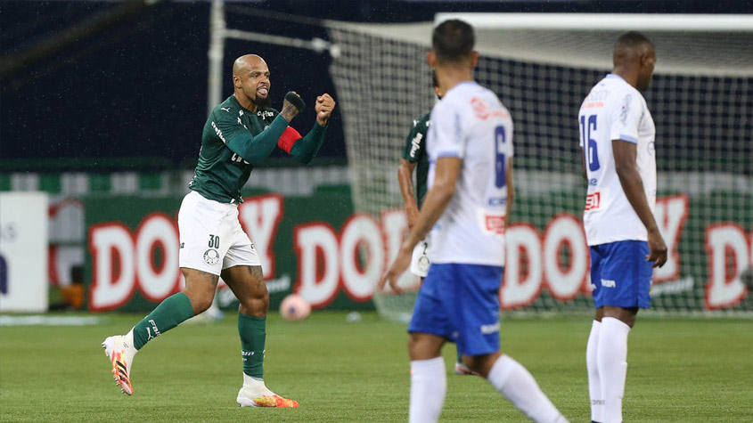 O Palmeiras jogou em janeiro (três jogos), fevereiro (cinco jogos) e março (dois jogos), quando o Paulista e demais competições foram paralisadas devido à pandemia de Covid-19 no mundo. Naquela ocasião, o clube era o segundo colocado do Grupo B, com a mesma pontuação que o Santo André. Os dois dividiam a melhor campanha geral do estadual.