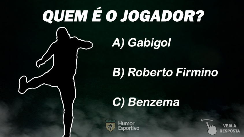 Quiz: reconhece qual o jogador pela silhueta?