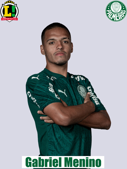 Gabriel Menino: 6,5 - Um dos jogadores mais dedicados e efetivos do Palmeiras na partida. Foi intenso na defesa e na criação de jogadas, ganhou duelos de corpo e, muitas vezes, ligou a defesa ao ataque.