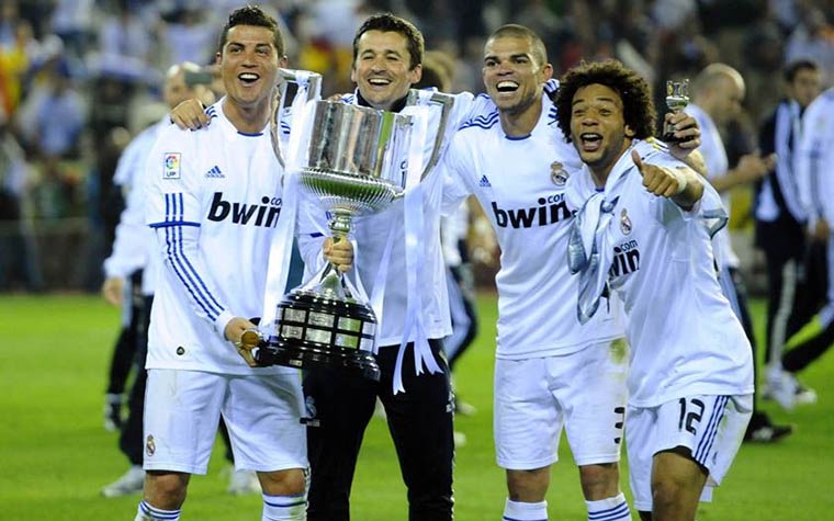 TAÇA DO REI - Cristiano Ronaldo chegou ao Real Madrid em 2009. Ganhou duas edições da Taça do Rei, em 2010-11 e 2013-14.
