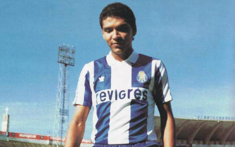 GERALDÃO - O zagueiro Geraldão foi um dos xerifes brasileiros do Porto com 101 jogos pelo time. Foi campeão mundial em 1987 pelo clube. Assim escreveu sua história no Porto.