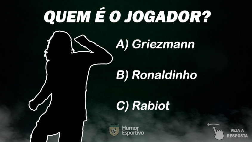 Quiz: reconhece qual o jogador pela silhueta?