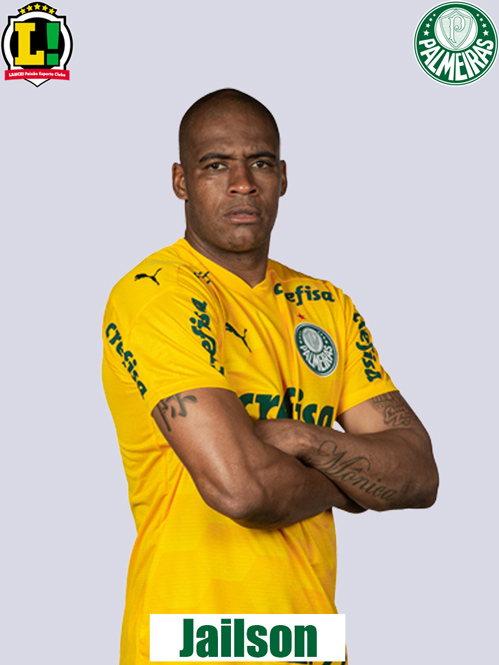 Jailson: 6,0 - Praticamente não sujou a camisa, pois o Palmeiras foi pouco incomodado pelo ataque adversário. Quando necessário, o goleiro fez boas intervenções e saiu sem ser vazado.