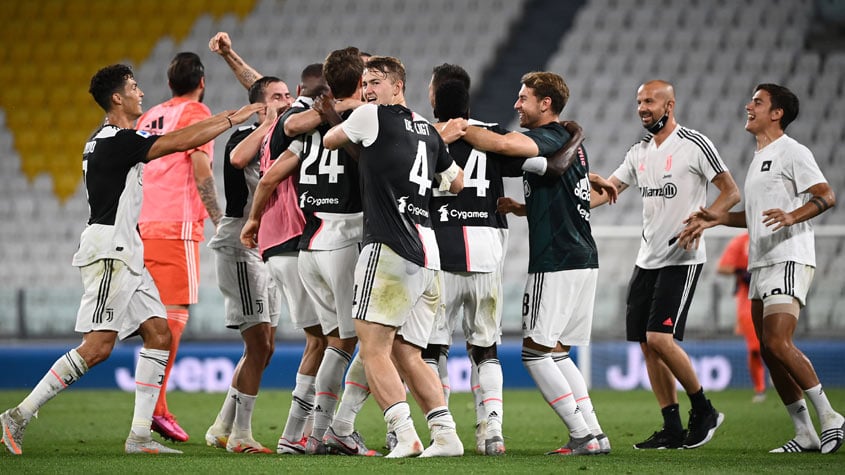 5º: Juventus - 343 pontos - 197 jogos