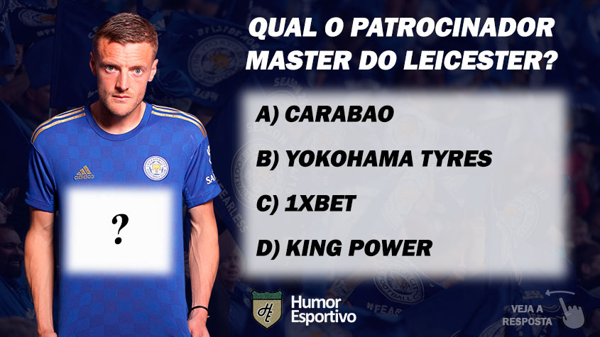 Qual o patrocinador master do Leicester?