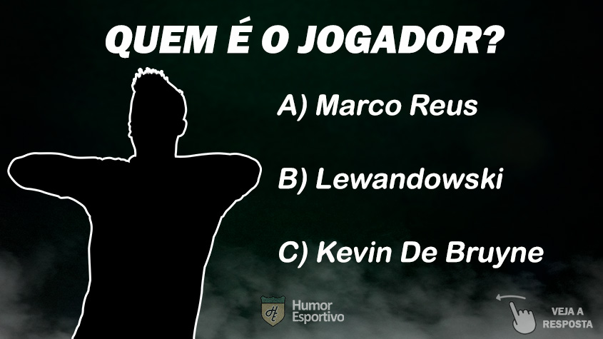 Quiz: reconhece qual o jogador pela silhueta?