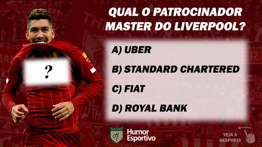 Qual o patrocinador master do Liverpool?