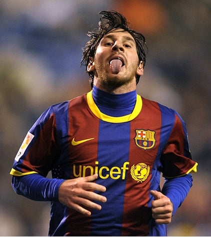 9) Messi - Barcelona - 2010/2011 - 53 gols