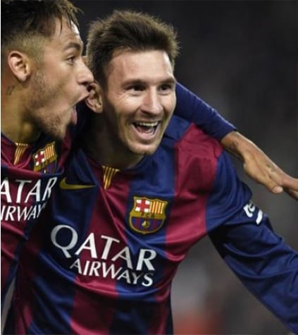 6) Messi - Barcelona - 2014/2015 - 58 gols