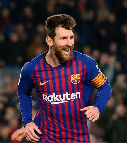 2018/2019 - Messi - Barcelona - 36 gols