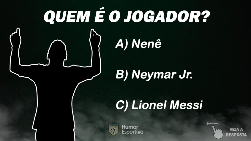 Quiz: reconhece qual o jogador pela silhueta?