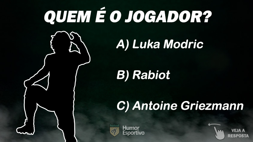 Quiz: reconhece qual o jogador pela silhueta?