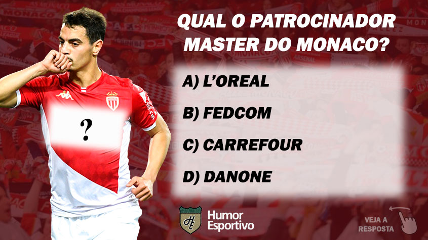Qual o patrocinador master do Monaco?