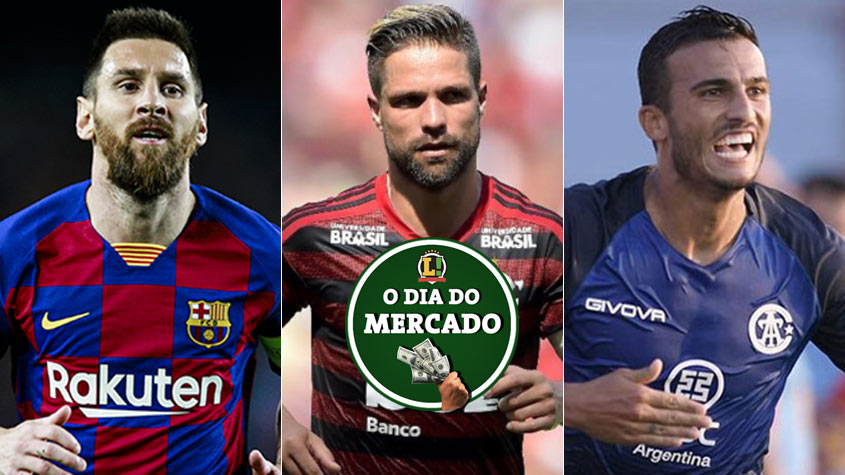 A quinta-feira trouxe algumas novidades no mercado de transferências ao redor do mundo. A Inter de Milão tem planos ambiciosos para Messi. No Rio, o Flamengo segue na expectativa pelo acerto com o técnico Domènec Torrent. Além disso, o meia Diego disse que poderia encerrar a carreira no Rubro-Negro, enquanto Guilherme Paredes está perto do Vasco. Confira!