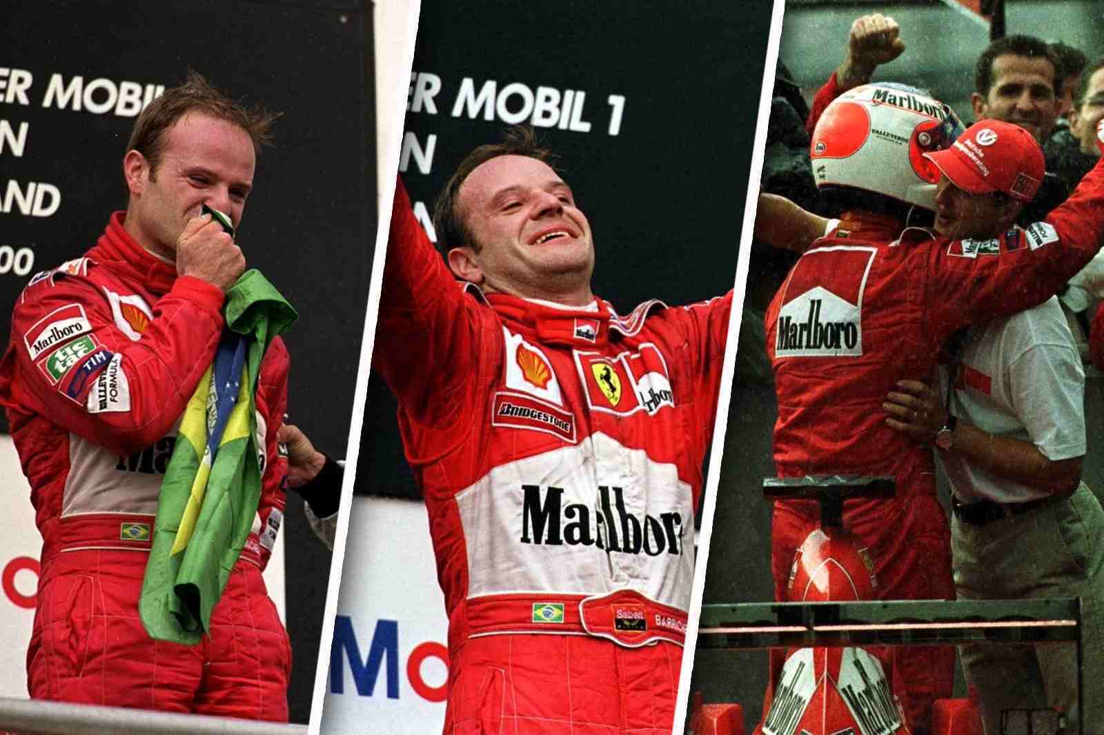 Rubens Barrichello, um dos maiores nomes da história do automobilismo brasileira, venceu o seu primeiro GP na Fórmula 1 há exatos 20 anos. Relembre nesta galeria, em imagens, momentos marcantes daquele grande prêmio. No fim, o brasileiro se emocionou com o triunfo. Confira a seguir: