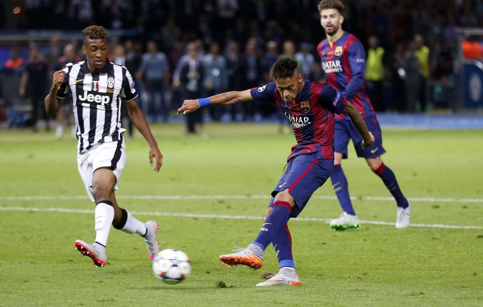 2014/2015 - Barcelona 3x1 Juventus - brasileiros que atuaram: Neymar e Daniel Alves (Barcelona)