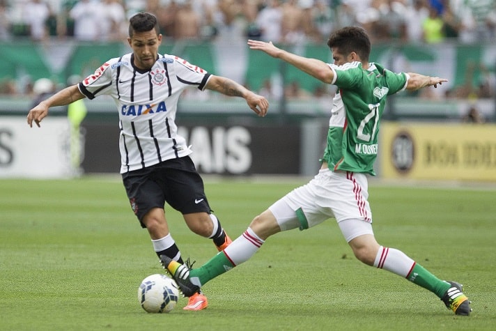 25/10/2014 - Palmeiras 1 x 1 Corinthians - Pacaembu - 31ª Rodada Brasileirão-2014: Verdão saiu na frente com Henrique Dourado e Danilo empatou nos acréscimos do segundo tempo.