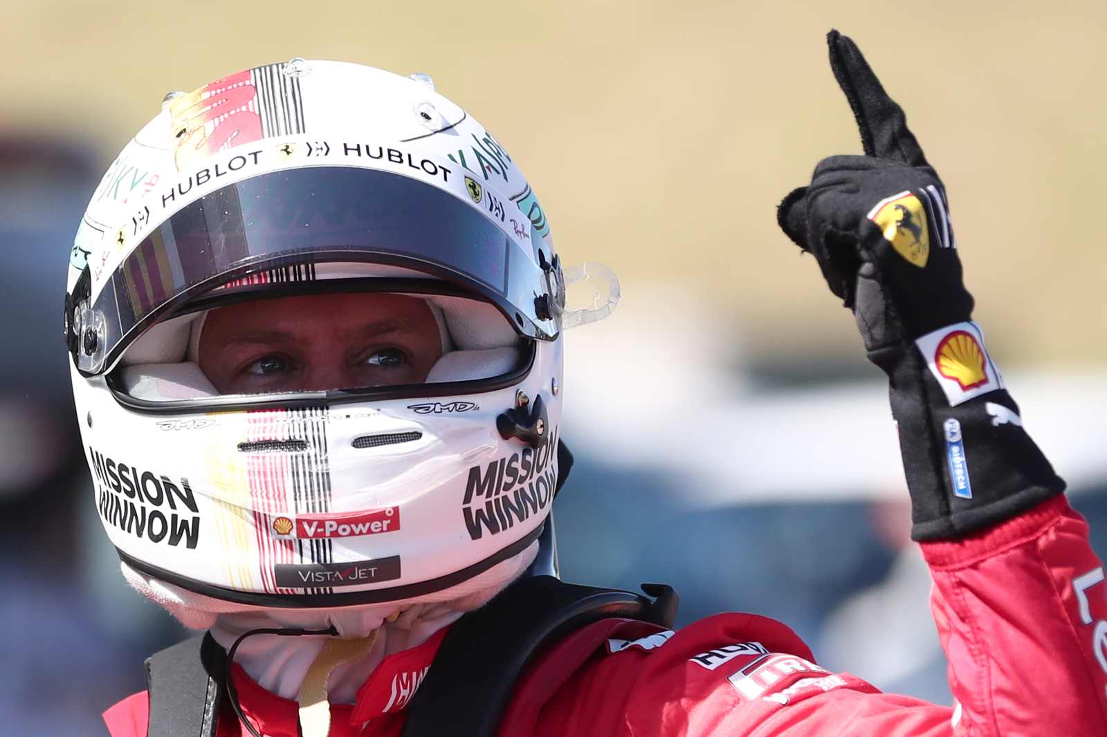 4 - Sebastian Vettel, 57 poles, a última delas com a Ferrari SF90 no GP do Japão de 2019
