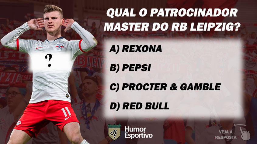 Qual o patrocinador master do RB Leipzig?