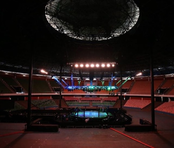 O Ginásio do Ibirapuera, em São Paulo, receberia o UFC 250 no dia 9 de maio, mas o evento também foi cancelado por conta da pandemia.