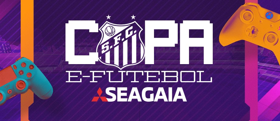 Na última quarta (8), o Santos lançou a Copa Santos Seagaia de E-Futebol, competição virtual entre torcedores alvinegros que jogam PES e Fifa 2020 dentro de uma plataforma específica, com inscrições a partir de R$ 14,95.