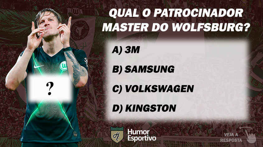 Qual o patrocinador master do Wolfsburg?