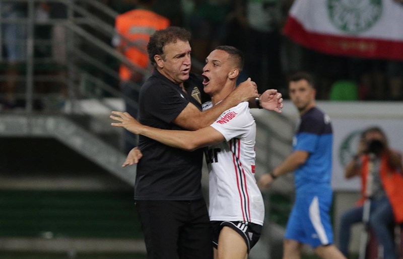 A maior alegria de Antony com o São Paulo talvez tenha vindo na semifinal do Paulistão de 2019: vitória nos pênaltis contra o Palmeiras e vaga na final.