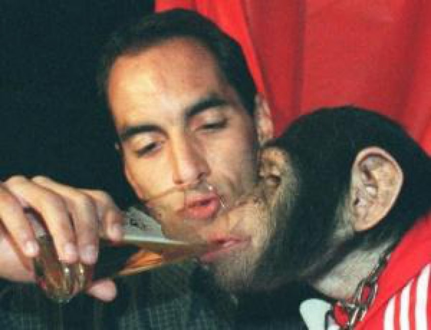 Em 1999, durante o aniversário de seu filho Alexandre, ele foi fotografado dando bebidas alcoólicas para um macaco. Depois, para se defender, disse que era apenas refrigerante.