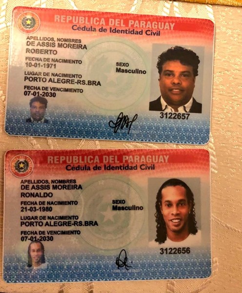 Veja fotos dos documentos de Ronaldinho e Assis apreendidos no Paraguai.