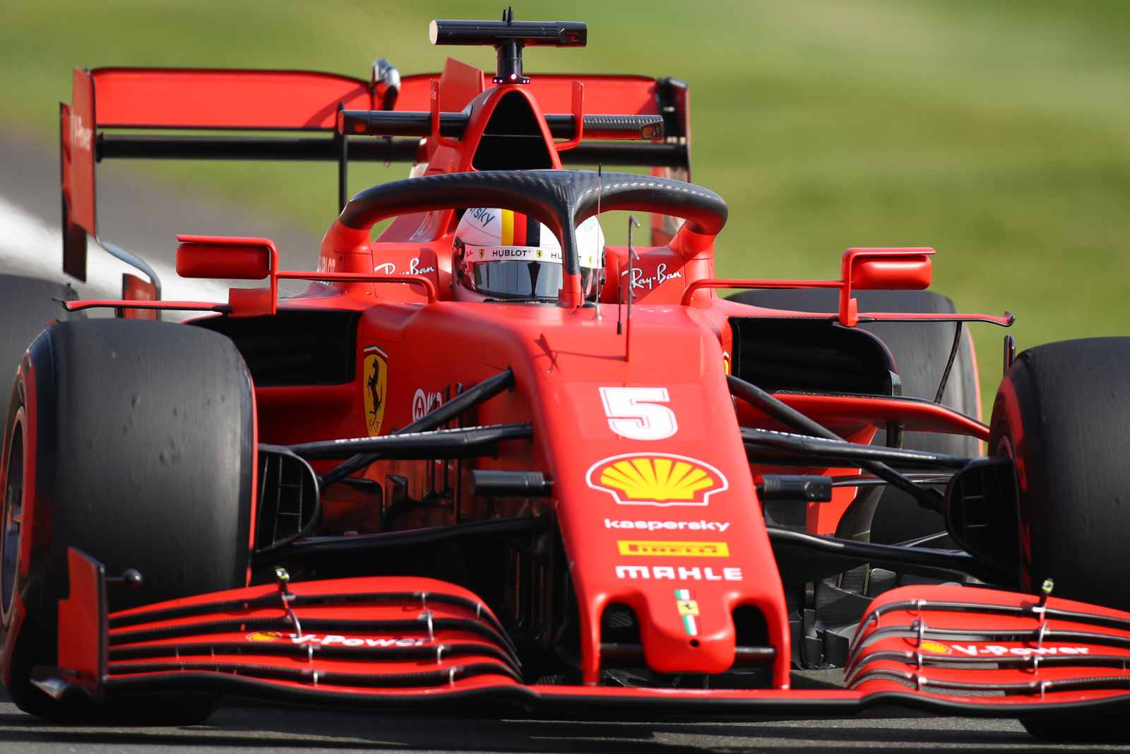 Sem anotar tempo na manhã, Vettel ficou com 1min28s860 na parte da tarde 