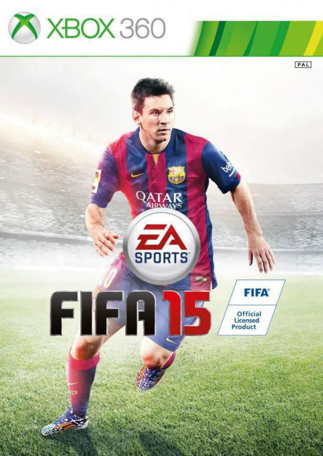 FIFA 15 - O game teve mais uma vez Lionel Messi como o grande astro da capa global. 