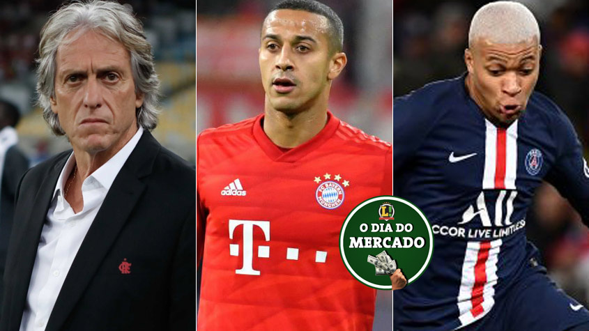 A manhã do mercado foi para lá de agitada. O ciclo de Jorge Jesus no Flamengo chegou ao fim. O Mister aceitou a proposta do Benfica. Já o brasileiro Thiago Alcântara encaminhou sua ida para o Liverpool. E Mbappé no Real? Podem esperar... Confira!