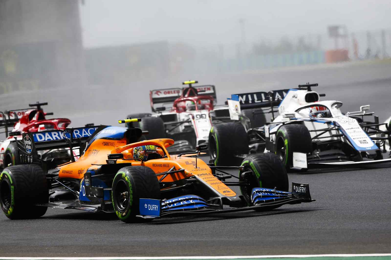 A McLaren teve muitas dificuldades no Hungaroring