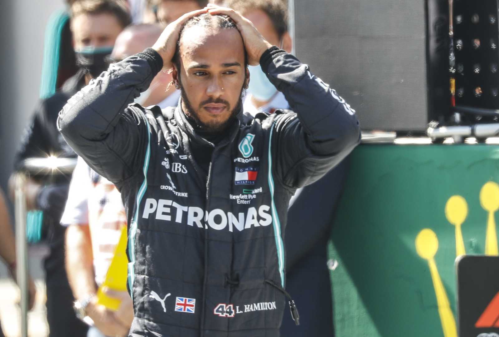 Lewis Hamilton era o grande favorito para a pole, mas teve de se contentar com o 2º posto