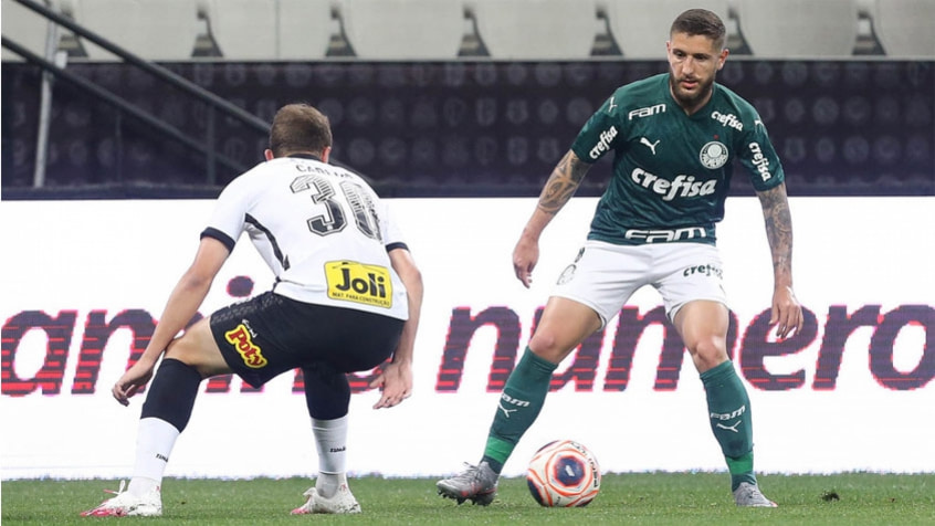 O Palmeiras voltou da pandemia perdendo por 1 a 0 do principal rival, em Itaquera. No jogo em que eliminaria o Corinthians do Paulistão até com um empate, o time de Vanderlei Luxemburgo levou gol em falha de Weverton com Gil completamente livre. A equipe melhorou no segundo tempo, mas quem se destacou foi Willian. Confira as notas do Verdão no LANCE! (por William Correia)